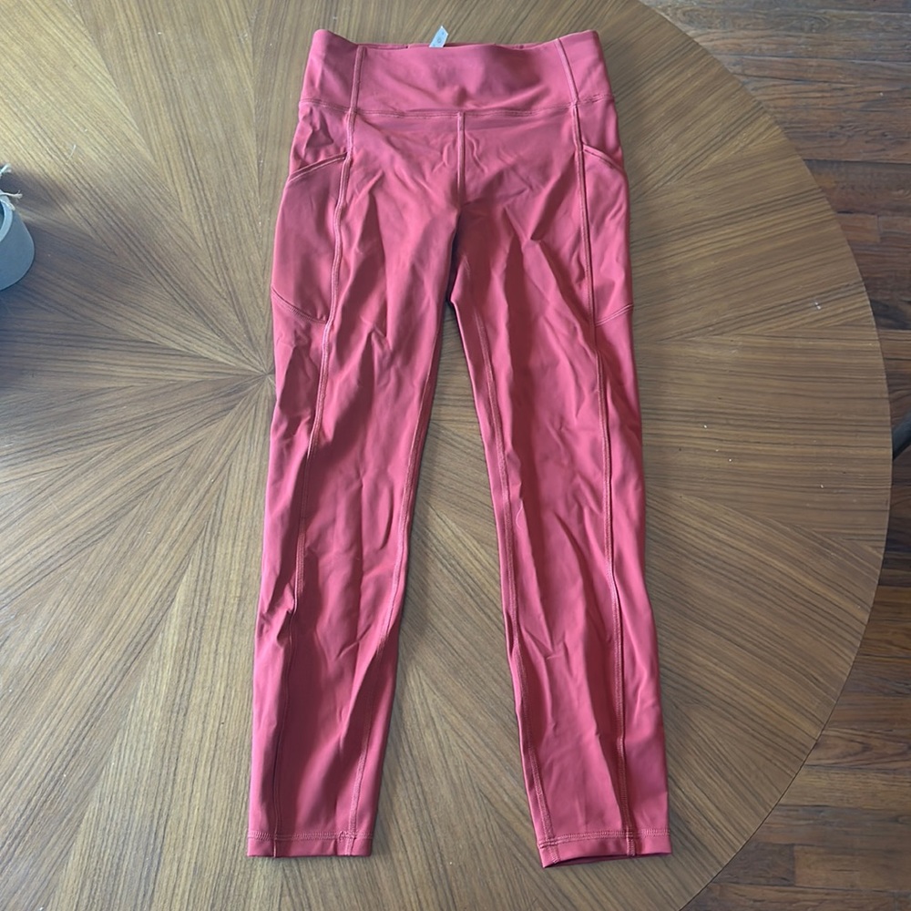 Lululemon invigorate high rise cayenne leggings